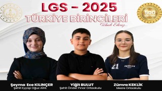 LGSde Elazığdan 3 Türkiye birincisi