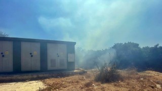 Lüks villalara yakın noktada çıkan yangın korkuttu