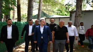 MAGİNDER heyeti Doğanşehirde esnaf ve vatandaşlarla buluştu