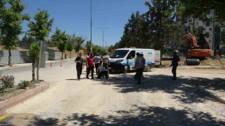 Malatyada altyapı çalışmasında doğalgaz borusu patladı