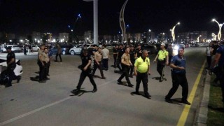 Malatyada asker konvoyu ortalığı karıştırdı