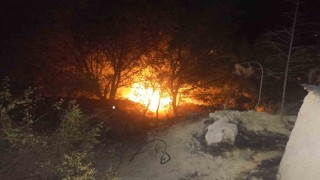 Malatyada, bahçe yangını korkuttu