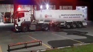 Malatyadan Kahramanmaraştaki orman yangınına destek