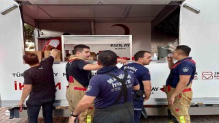 Manisa Türk Kızılaydan orman yangınına destek