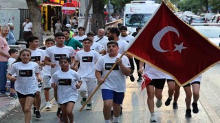 Manisada ‘15 Temmuz Sancak Koşusu yapıldı