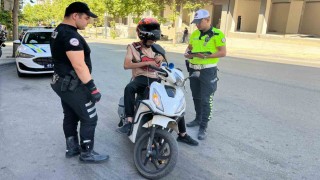 Manisada kurallara uymayan motosiklet sürücülerine ceza yağdı