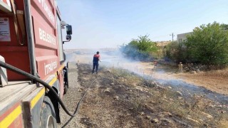 Mardinde örtü yangını