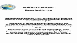 Marmaris Kaymakamlığından kadına şiddet olayına sert tepki