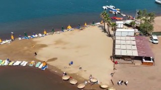 Marmaris Kızkumunda ruhsatsız yapıya mühür