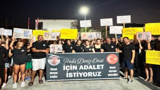 Marmariste teknedeki kavgada ölen Arda Deniz Onat için yürüyüş yapıldı