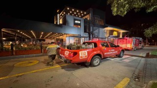 Mc Donaldsda yangın paniği