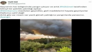 Meclis üyesinin Hükümet bilinçli yakıyor paylaşımına gözaltı