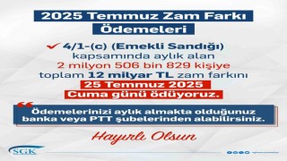 Memur emeklisinin aylıklarının zam farkı 25 Temmuzda hesaplara yatacak