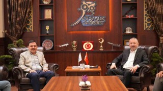 Memur-Sen Karabük Şubesinden Rektör Kırışıka ziyaret