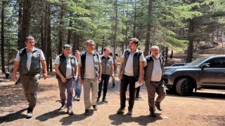 Mersin Orman Bölge Müdürü Gülnardaki sahalarda incelemelerde bulundu