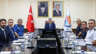 Mersinde Asayiş Değerlendirme Toplantısı, Vali Toros başkanlığında yapıldı