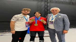 Merzifonlu halterci Zehranur Aslan Avrupa şampiyonu