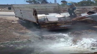 Mide bulandıran şartlarda üretilen yarım ton süt ve süt ürünü imha edildi