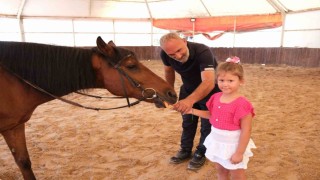 Minik at biniciler sertifikalarını aldı