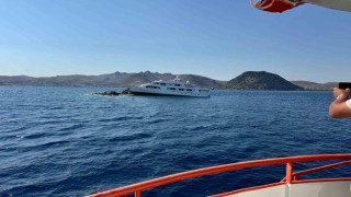 Motoryatı kurtarma çalışmaları sürüyor