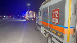 Motosiklet kazasında 35 metrelik uçuruma yuvarlanan sürücü ağır yaralandı