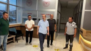 Müdür Öztürkten Karamehmet Devlet Hastanesine ziyaret