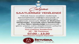 Nazilli Belediyesinden sıcak hava tedbiri