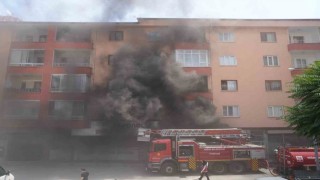 Niğdede iş yeri deposunda yangın