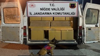 Niğdede jandarmadan kaçak sigara operasyonu: 1 milyon 200 bin makaron ele geçirildi