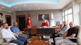 Olur Kaymakamı Semanur Kalkana nezaket ziyareti