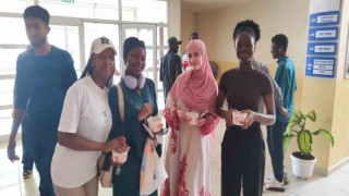 OMÜ Yaşam Merkezinde aşure ikramı