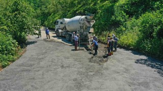 Orduda mahalle yolları beton yol konforu ile buluşuyor