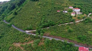 Ordunun seyir terasının yolunda sıcak asfalt çalışması