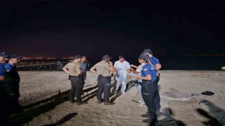 Örende sahilde izinsiz havai fişek gösterisine ceza