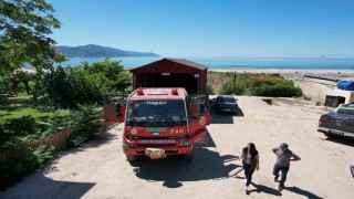 Orman yangını söndürme çalışmasına Türkeliden destek