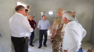 Ortaçımağıl ve Aşağıçımağıl köylerinde yapımı devam eden ve yapılması planlanan köy konağı çalışmaları incelendi