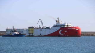 Oruç Reis Sismik Araştırma Gemisi, Filyos Limanına demirledi