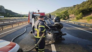 Osmangazi Tüneli çıkışında trafik kazası: 4 yaralı