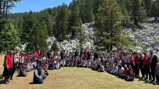 Osmaniyeli İzciler Aladağ Katrançukuru Yaylası’nda Doğayla Buluştu