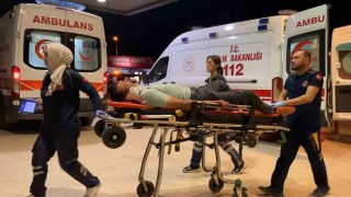 Otomobil ile çarpışan motosikletin sürücüsü ağır yaralandı