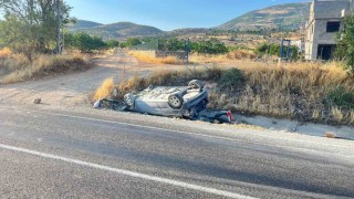 Otomobil takla attı: 1 yaralı