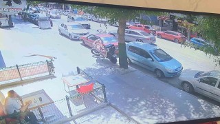 Otomobilin çarptığı yaya havada takla attı