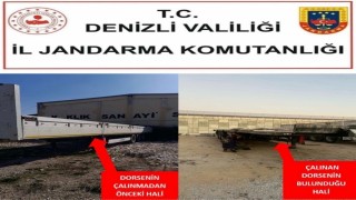 Park halindeki çalınan dorse 3 ilde titizlikle takip edilerek bulundu