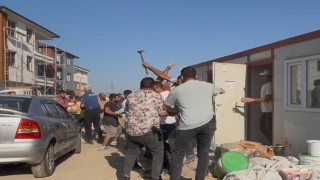 Park yeri kavgasında çekiç, tahta ve yumruklar havada uçuştu