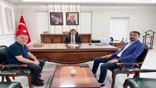 Patnos Gazeteciler Cemiyetinden Kaymakam Dertlioğluna Ziyaret