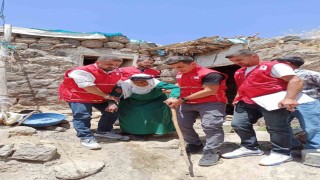 Patnosta 90 yaşındaki kadına Kızılay kucak açtı