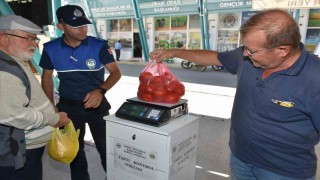 Pazar yerlerine Tartı Kontrol Noktası kuruldu