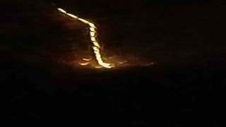 Pazaryeri semalarında gizemli ışık