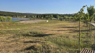 Pelitözü Göletini kuraklık vurdu, sular 50 metre çekildi