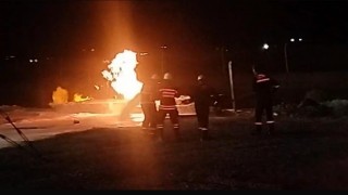 Petrol kuyusundaki yangında ağır yaralanan 4 kişi ambulans uçakla İstanbula sevk edildi